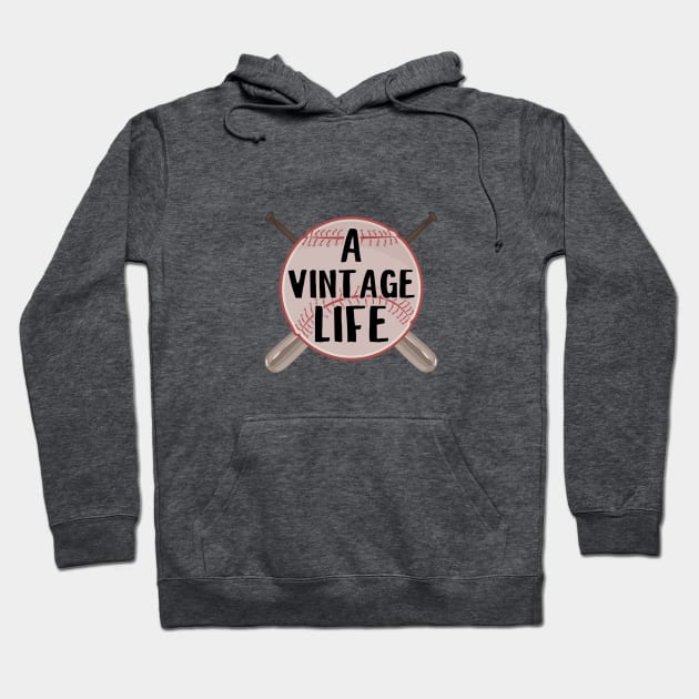 A Vintage Life Baseball Tee Hoodie by Avintagelife13